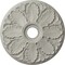 Ekena Millwork Milan Ceiling Medallion (Fits Canopies up to 4 5/8"), 24 1/2"OD x 3 1/2"ID x 1"P, Pot of Cream CM24MIPCF - alternate 1